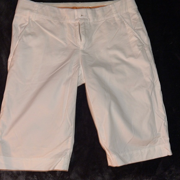 Tory Burch white shorts.  Size 2.  Like new - Picture 1 of 6